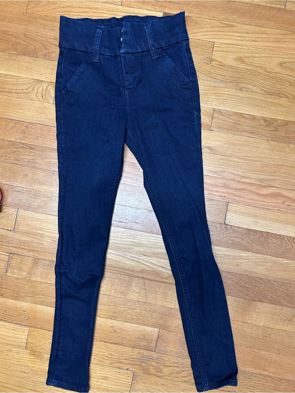 Express Women's Skinny Jeans in Dark Blue